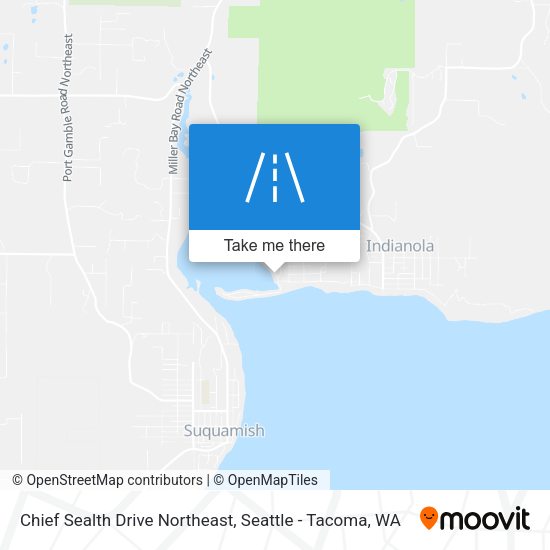 Mapa de Chief Sealth Drive Northeast