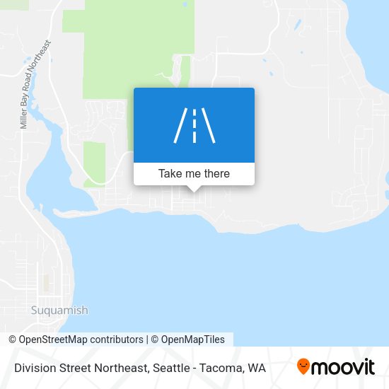 Division Street Northeast map