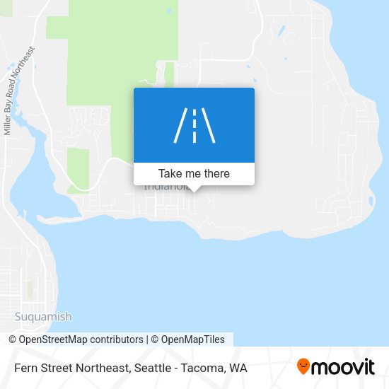 Fern Street Northeast map