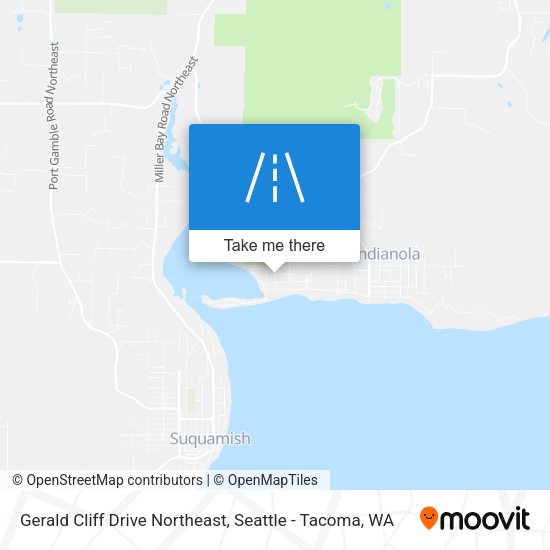 Gerald Cliff Drive Northeast map