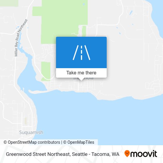 Mapa de Greenwood Street Northeast