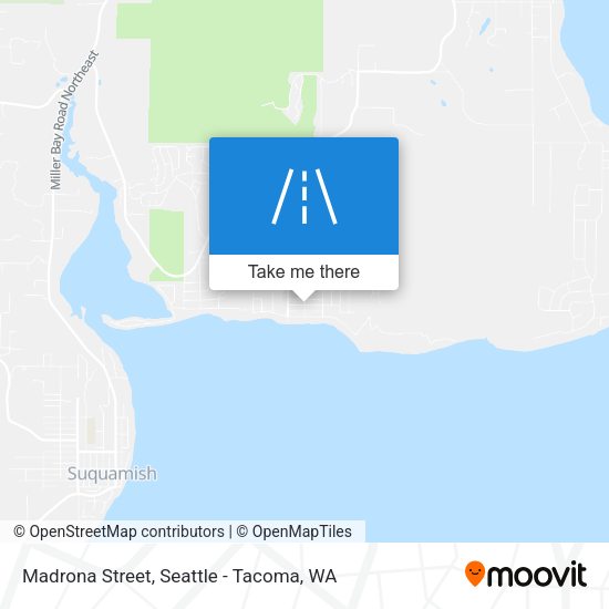 Madrona Street map