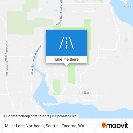 Miller Lane Northeast map