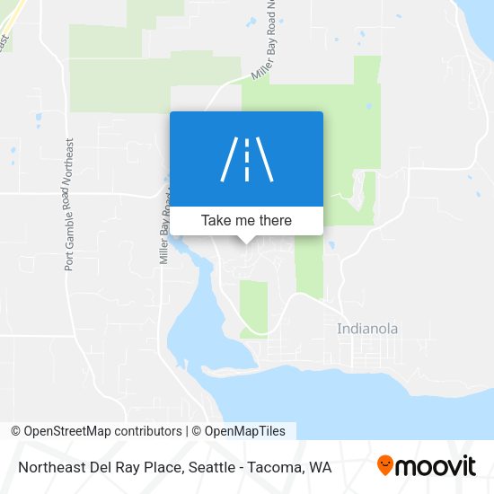 Northeast Del Ray Place map