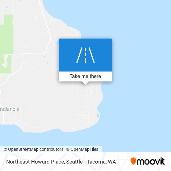 Mapa de Northeast Howard Place
