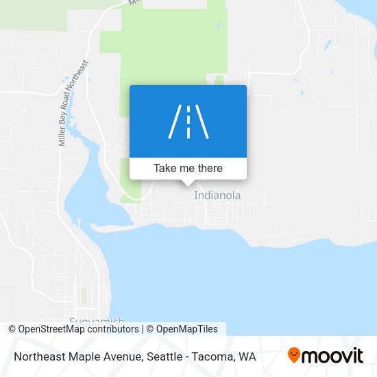 Northeast Maple Avenue map