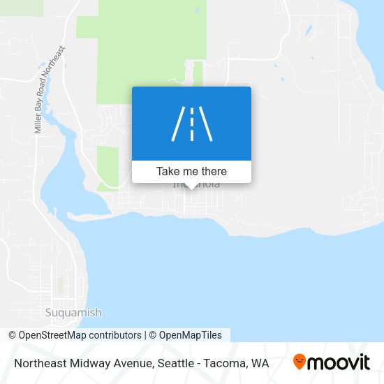 Northeast Midway Avenue map