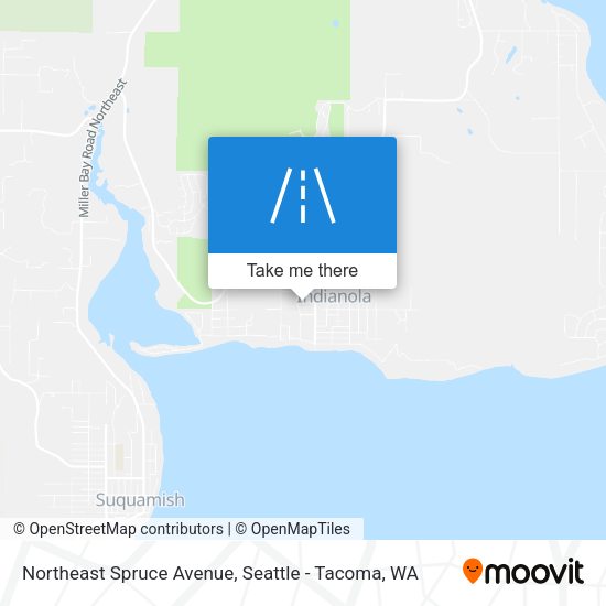 Mapa de Northeast Spruce Avenue