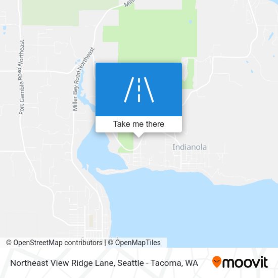 Northeast View Ridge Lane map
