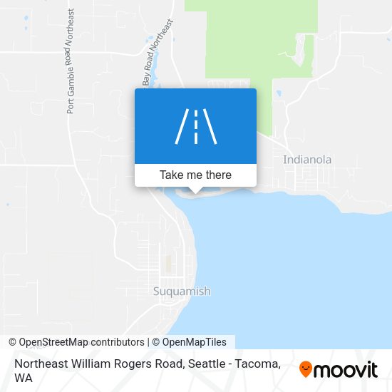 Northeast William Rogers Road map
