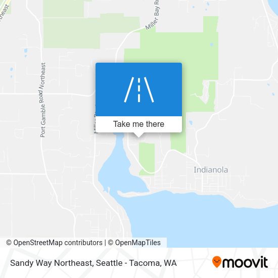 Sandy Way Northeast map