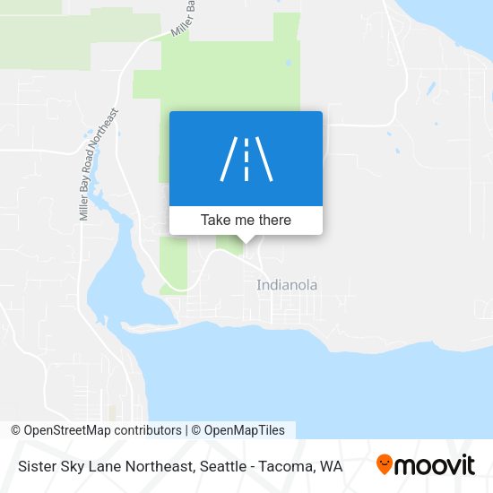 Mapa de Sister Sky Lane Northeast