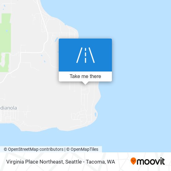 Virginia Place Northeast map