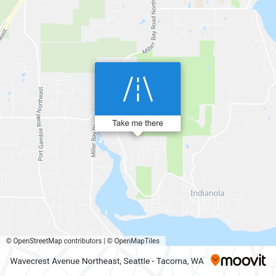 Mapa de Wavecrest Avenue Northeast