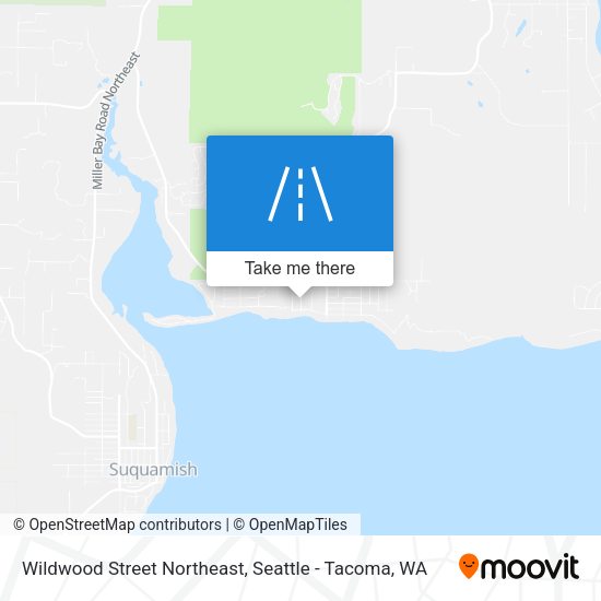 Mapa de Wildwood Street Northeast