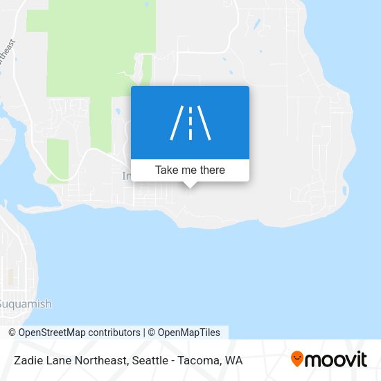 Mapa de Zadie Lane Northeast