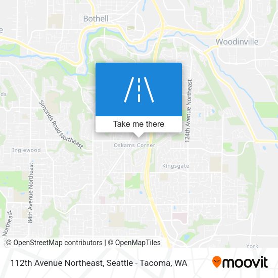 Mapa de 112th Avenue Northeast