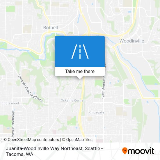 Mapa de Juanita-Woodinville Way Northeast