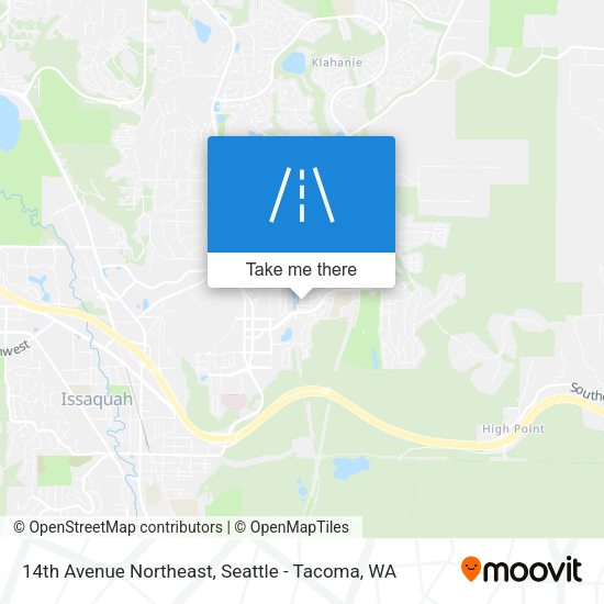 Mapa de 14th Avenue Northeast