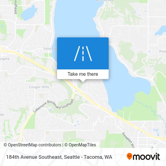 184th Avenue Southeast map