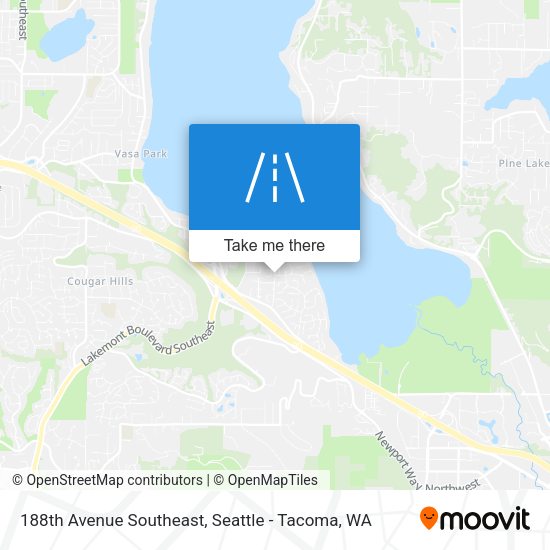 188th Avenue Southeast map