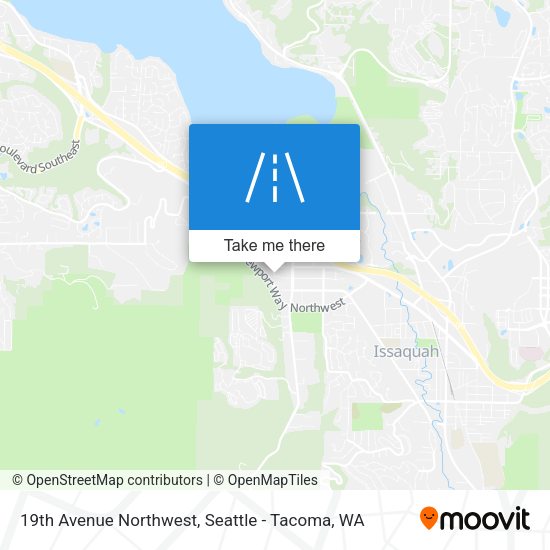 Mapa de 19th Avenue Northwest