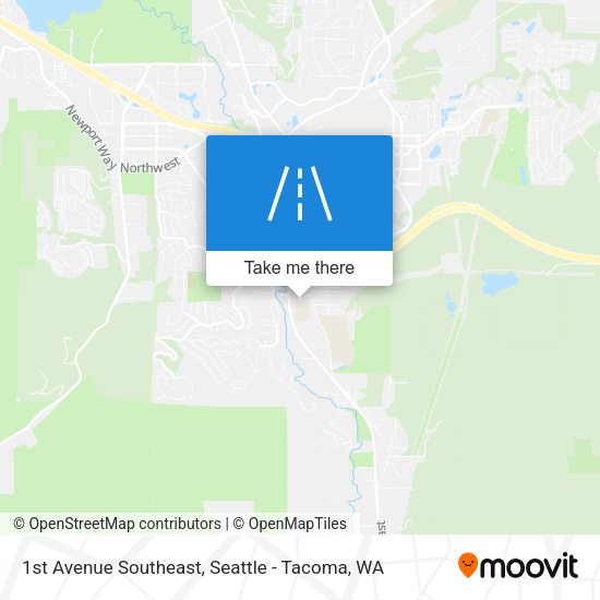 Mapa de 1st Avenue Southeast