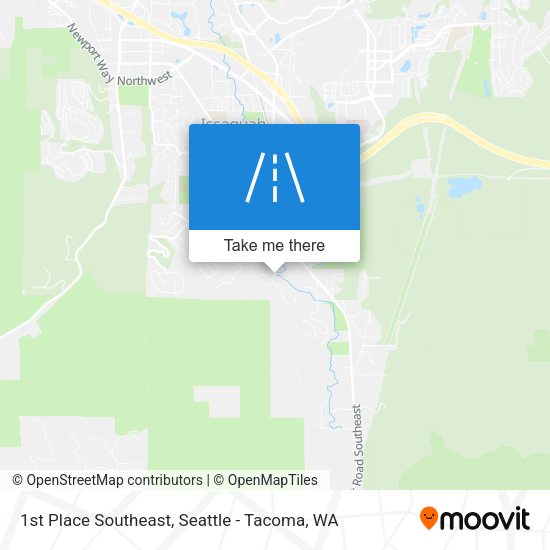 1st Place Southeast map