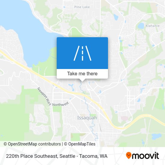Mapa de 220th Place Southeast