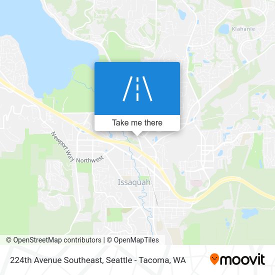 Mapa de 224th Avenue Southeast