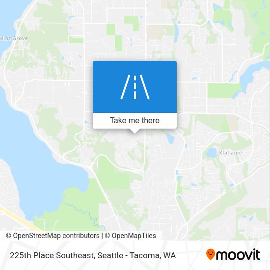 225th Place Southeast map