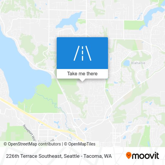 Mapa de 226th Terrace Southeast