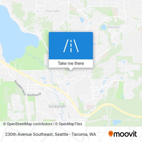 230th Avenue Southeast map