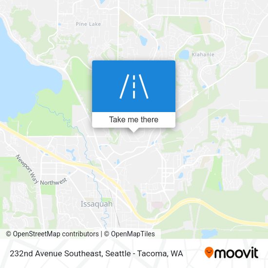 232nd Avenue Southeast map