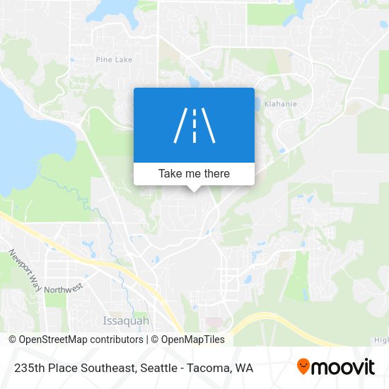 Mapa de 235th Place Southeast