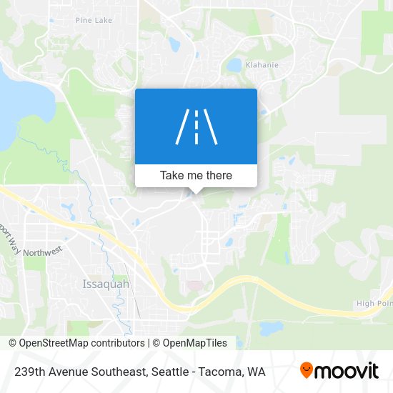 239th Avenue Southeast map
