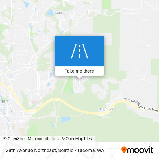 28th Avenue Northeast map