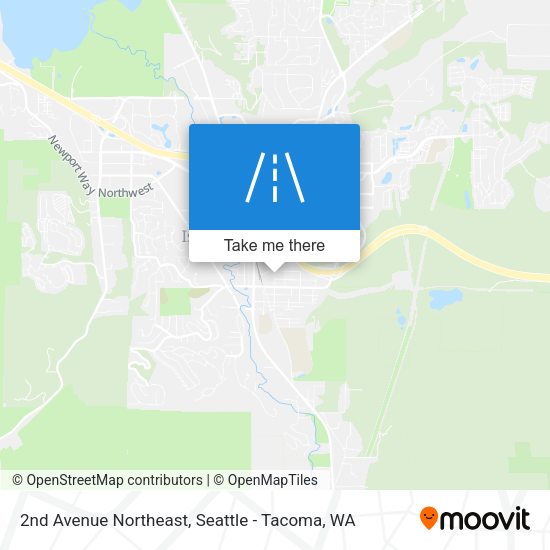 2nd Avenue Northeast map