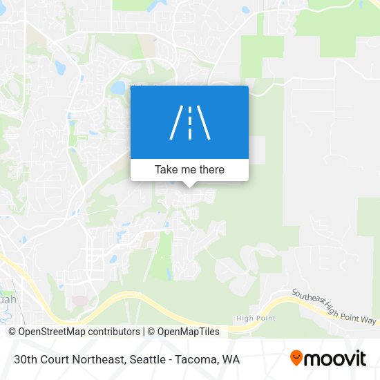 Mapa de 30th Court Northeast