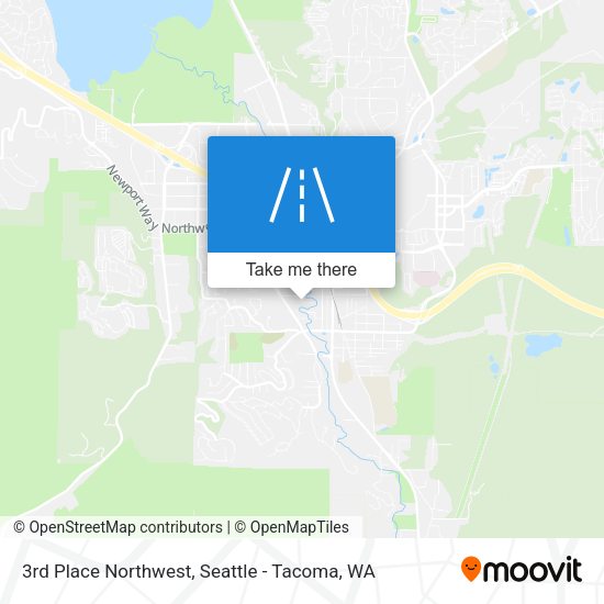 3rd Place Northwest map