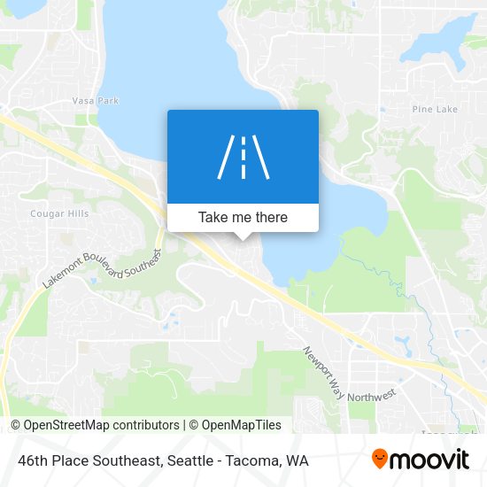 Mapa de 46th Place Southeast