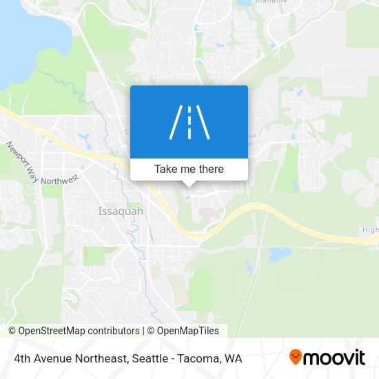 4th Avenue Northeast map