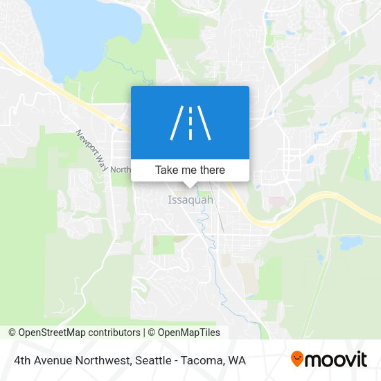 4th Avenue Northwest map
