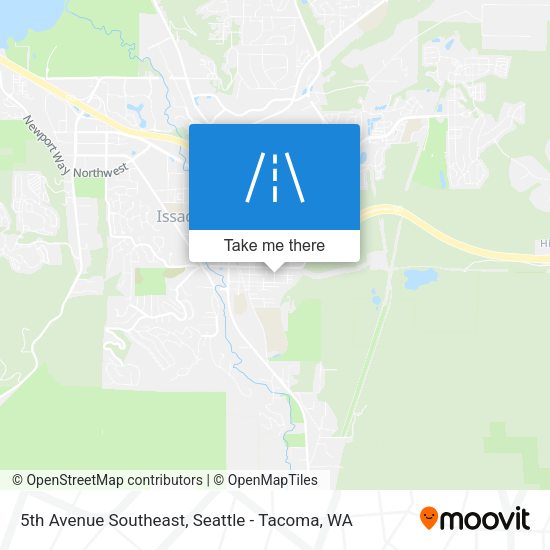 5th Avenue Southeast map