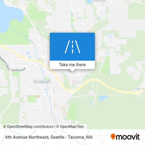 6th Avenue Northeast map