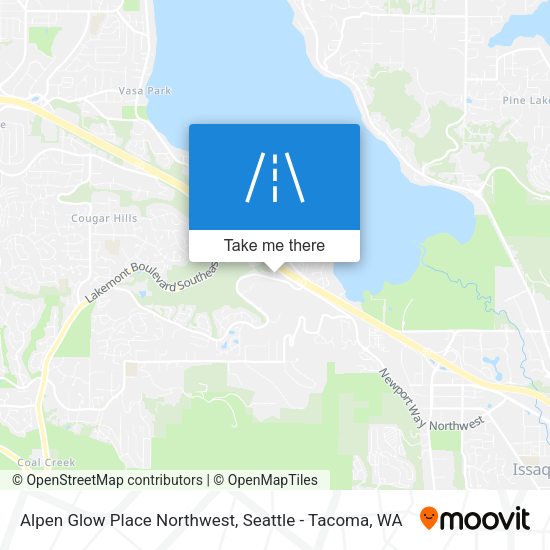 Mapa de Alpen Glow Place Northwest