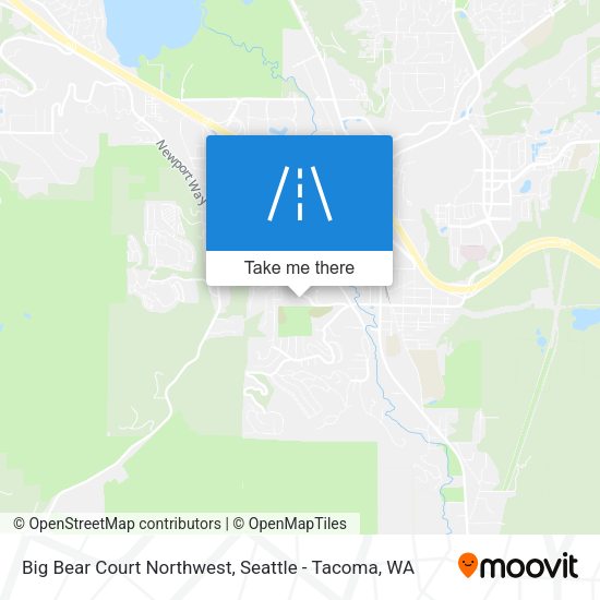 Big Bear Court Northwest map