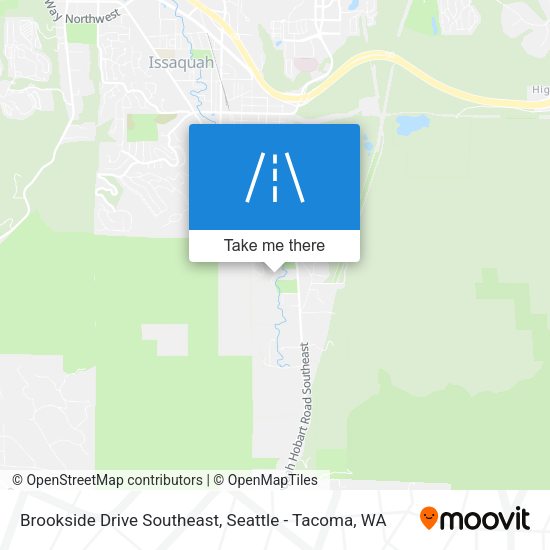 Brookside Drive Southeast map