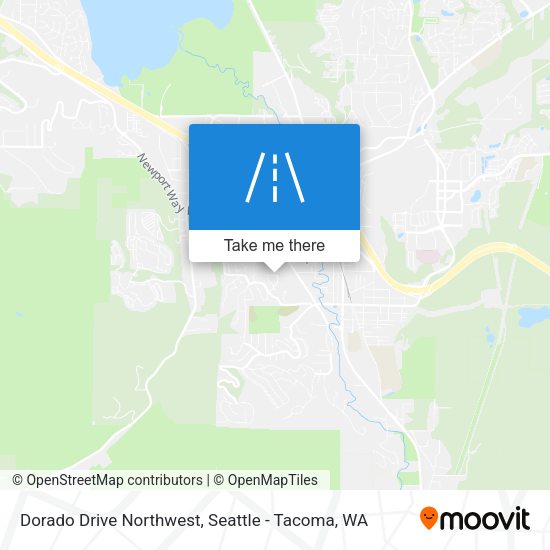 Dorado Drive Northwest map