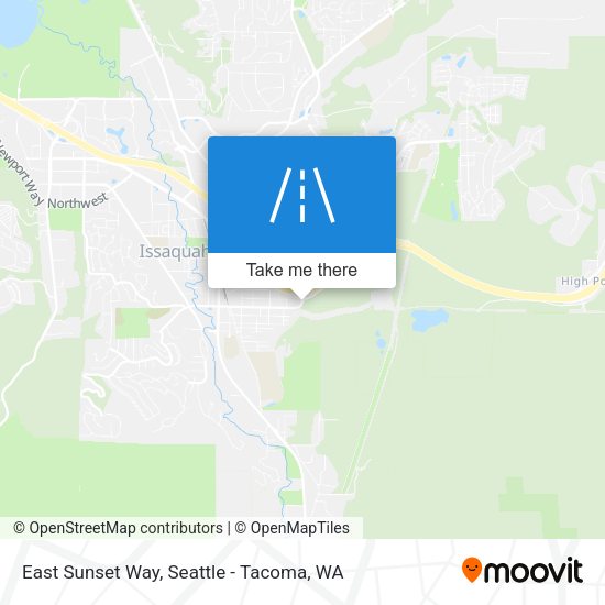 Mapa de East Sunset Way